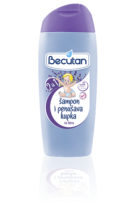 Becutan šampon i penušava kupka 2 u 1 sa lavandom