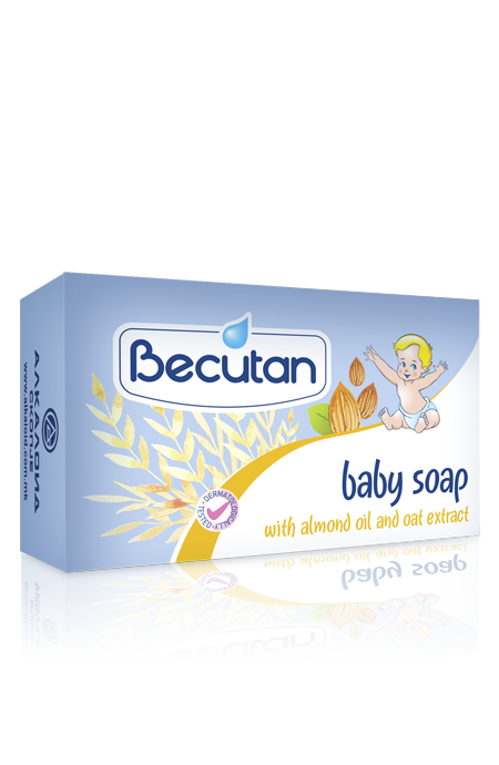 Becutan almond oil and oat extract soap